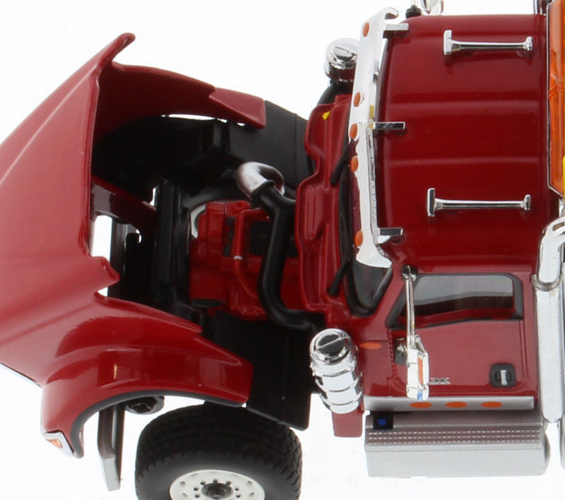 International HX520 Day Cab Tandem Tractor Red 1/50 Diecast Model by Diecast Masters Diecast Masters