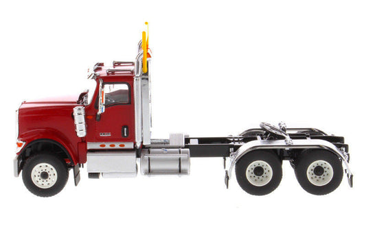 International HX520 Day Cab Tandem Tractor Red 1/50 Diecast Model by Diecast Masters Diecast Masters