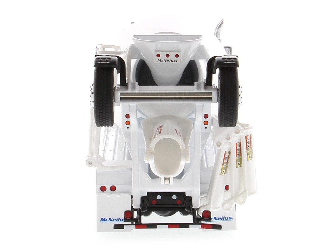 Kenworth T880 SFFA with McNeilus Bridgemaster Concrete Mixer White "Transport Series" 1/50 Diecast Model by Diecast Masters Diecast Masters