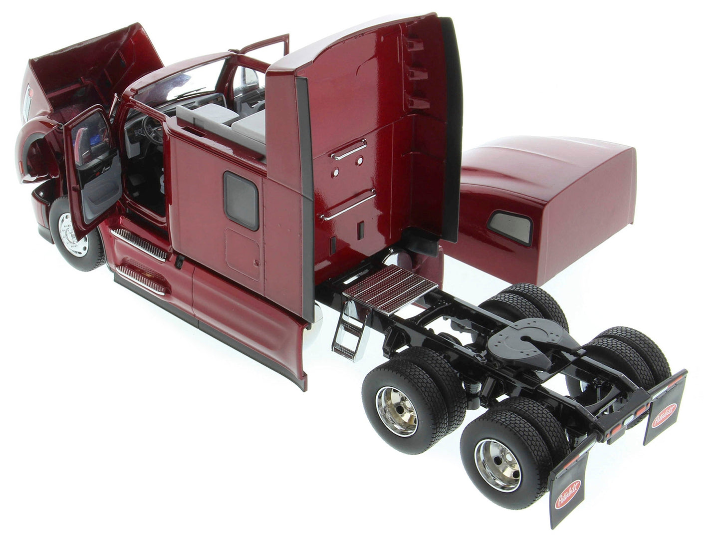 Peterbilt 579 Ultraloft Tractor Truck Red Metallic "Transport Series" 1/32 Diecast Model by Diecast Masters