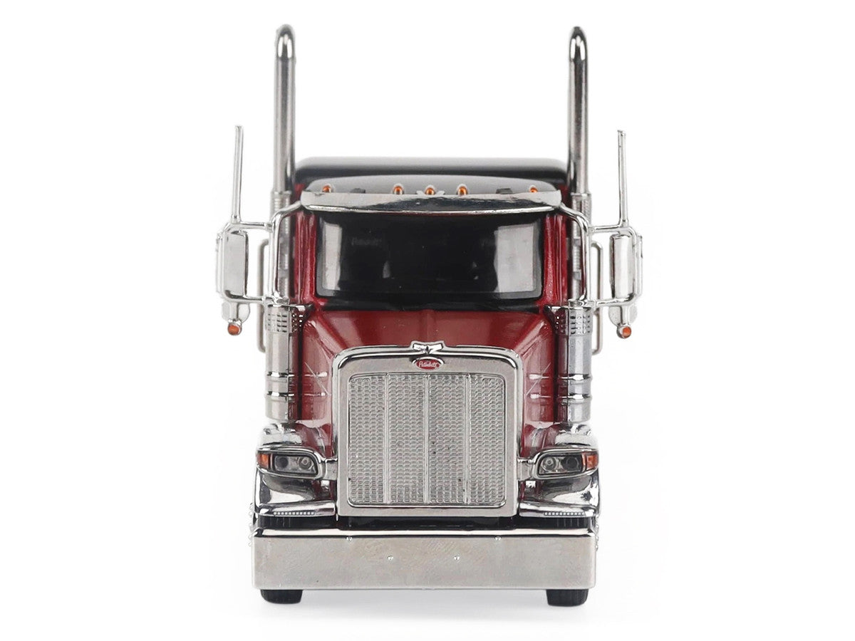 Peterbilt 589 Tridem-Axle Legendary Package Truck Tractor with 58" Sleeper Legendary Red "Transport Series" 1/64 Diecast Model by Diecast Masters Diecast Masters