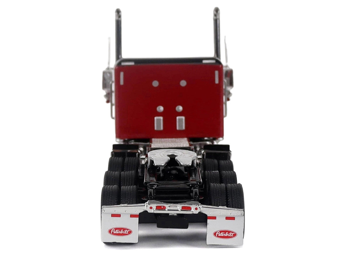 Peterbilt 589 Tridem-Axle Legendary Package Truck Tractor with 58" Sleeper Legendary Red "Transport Series" 1/64 Diecast Model by Diecast Masters Diecast Masters