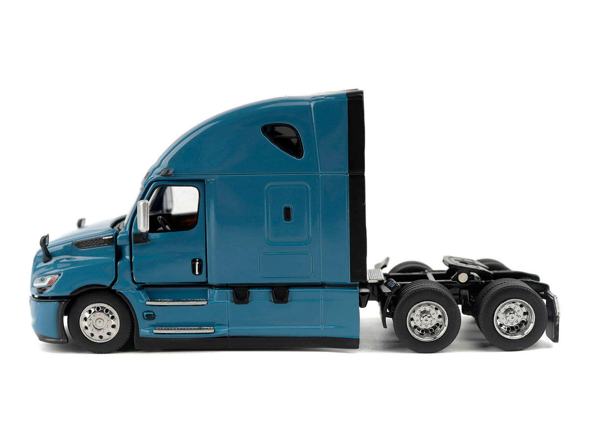 2025 Freightliner Cascadia Gen-5 Sleeper Cab Truck Tractor Signature Blue "Transport Series" 1/64 Diecast Model by Diecast Masters Diecast Masters