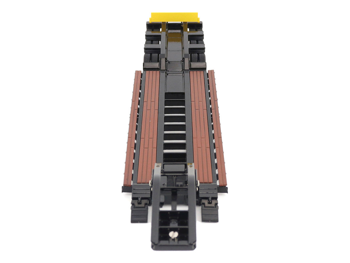 Trail King TK120 Hydraulic Detachable Gooseneck Lowboy Trailer Black (Outrigger Version) "Transport Series" 1/50 Diecast Model by Diecast Masters-1