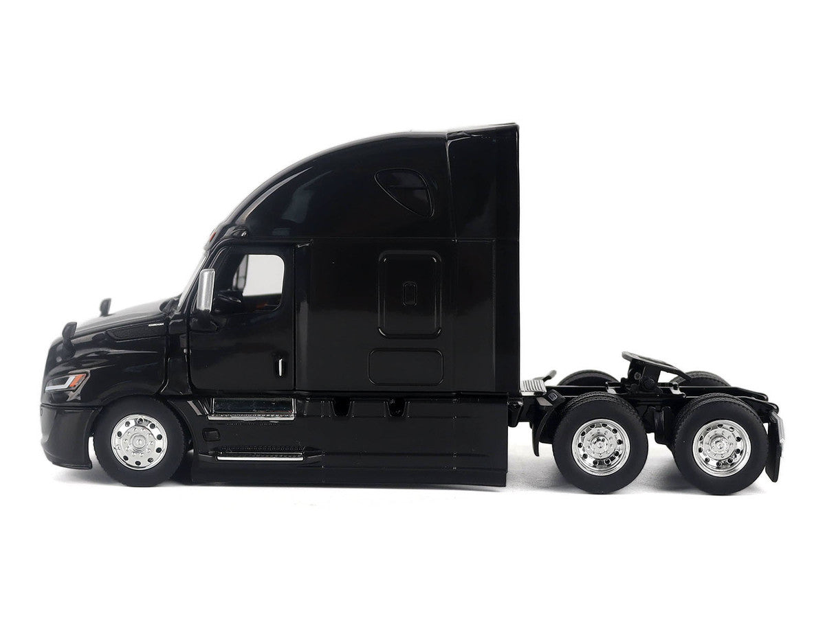 2025 Freightliner Cascadia Gen-5 Sleeper Cab Truck Tractor Night-Shift Black "Transport Series" 1/50 Diecast Model by Diecast Masters Diecast Masters