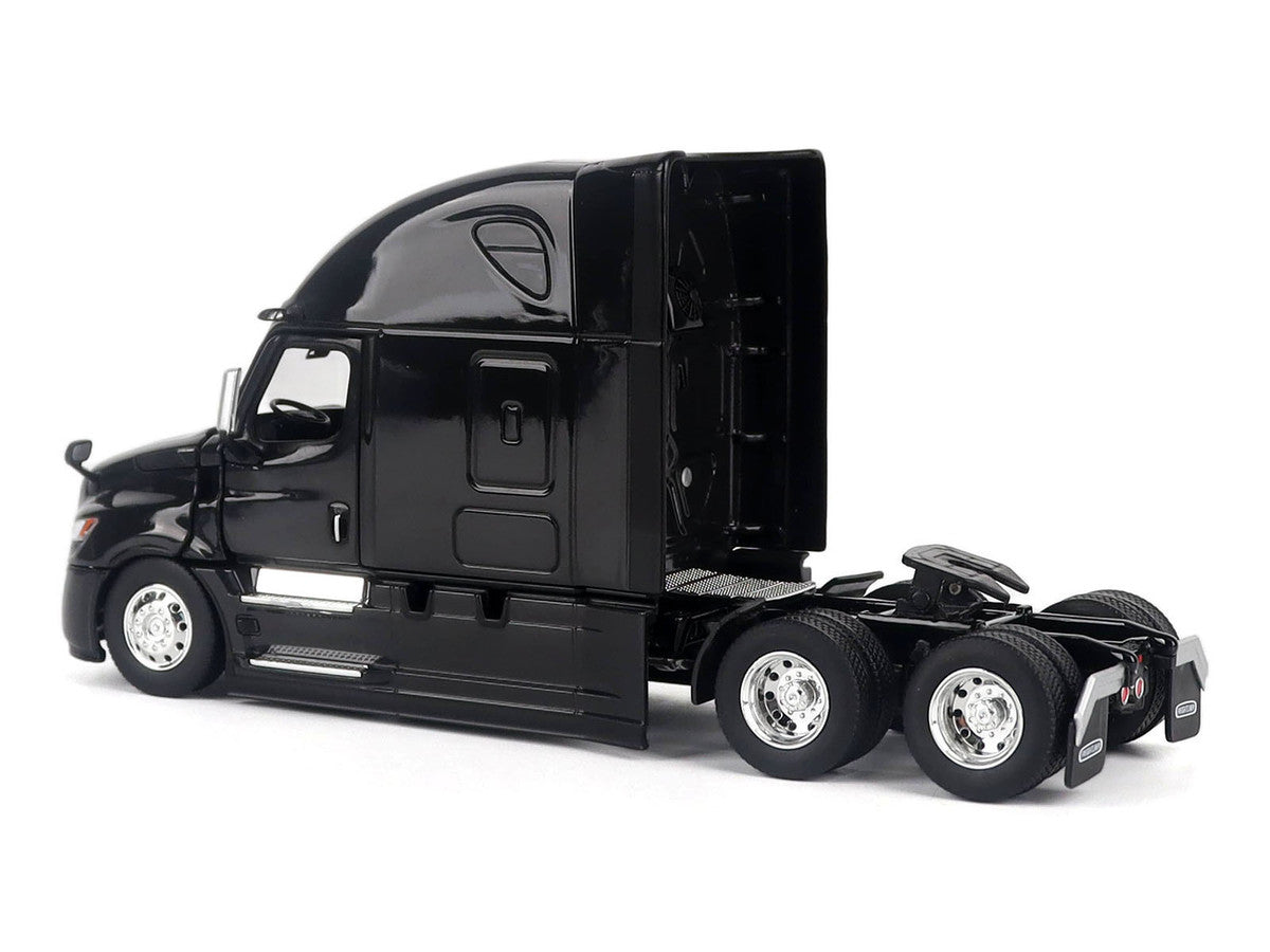 2025 Freightliner Cascadia Gen-5 Sleeper Cab Truck Tractor Night-Shift Black "Transport Series" 1/50 Diecast Model by Diecast Masters Diecast Masters