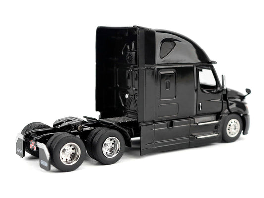 2025 Freightliner Cascadia Gen-5 Sleeper Cab Truck Tractor Night-Shift Black "Transport Series" 1/64 Diecast Model by Diecast Masters Diecast Masters