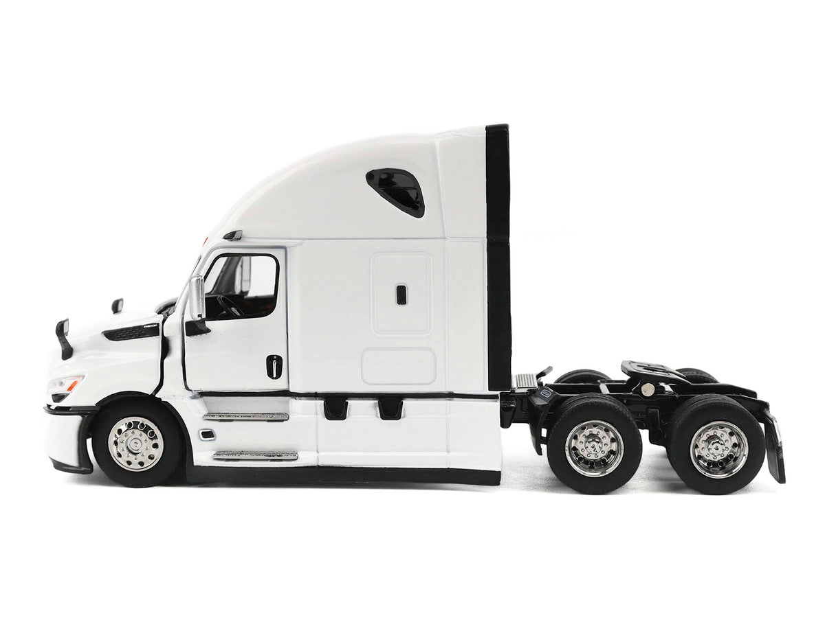 2025 Freightliner Cascadia Gen-5 Sleeper Cab Truck Tractor Winter White "Transport Series" 1/64 Diecast Model by Diecast Masters Diecast Masters