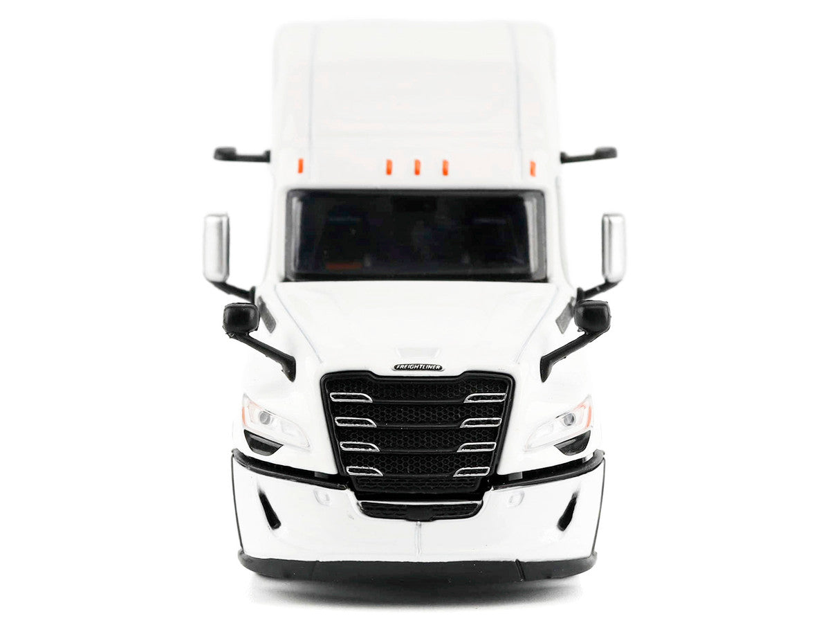 2025 Freightliner Cascadia Gen-5 Sleeper Cab Truck Tractor Winter White "Transport Series" 1/64 Diecast Model by Diecast Masters Diecast Masters