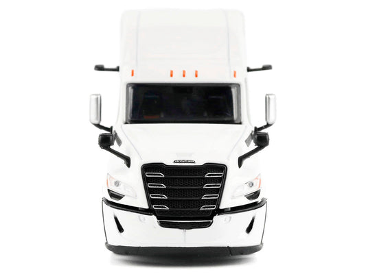 2025 Freightliner Cascadia Gen-5 Sleeper Cab Truck Tractor Winter White "Transport Series" 1/64 Diecast Model by Diecast Masters Diecast Masters