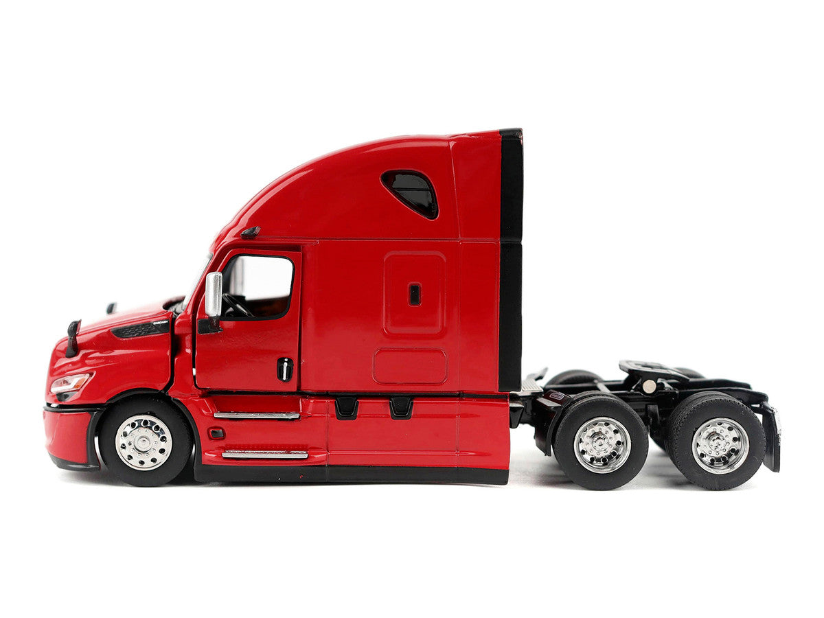 2025 Freightliner Cascadia Gen-5 Sleeper Cab Truck Tractor Red "Transport Series" 1/64 Diecast Model by Diecast Masters Diecast Masters