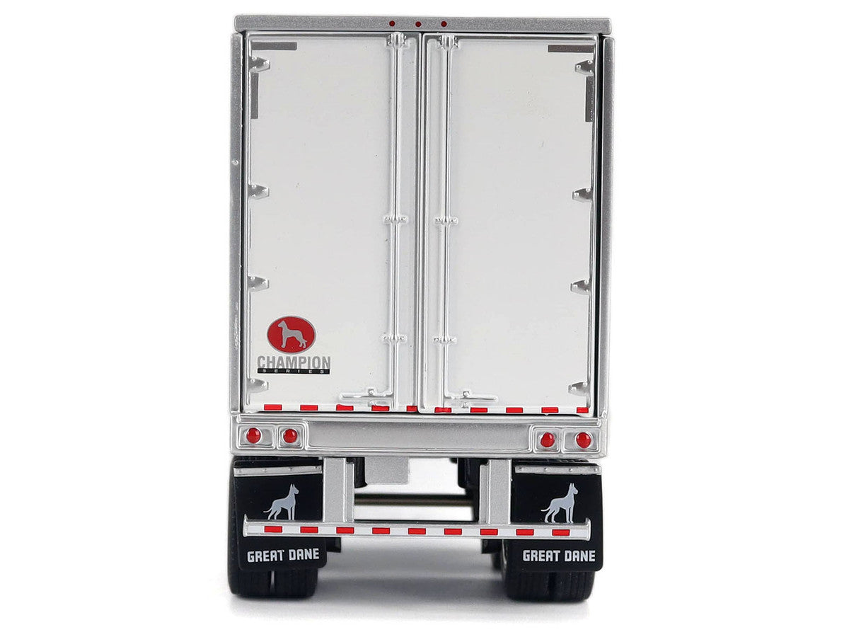 2025 Freightliner Cascadia Gen-5 Sleeper Cab Truck White with Great Dane Champion 53ft Dry Cargo Trailer "Transport Series" 1/50 Diecast Model by Diecast Masters Diecast Masters