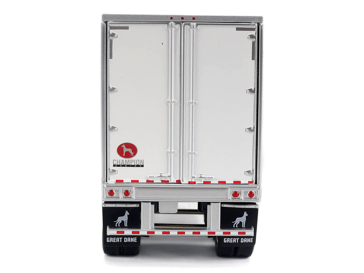 Kenworth T680 Next-Gen 76" High-Roof Sleeper Tandem Tractor White with Great Dane Champion 53ft Dry Cargo Trailer "Transport Series" 1/50 Diecast Model by Diecast Masters Diecast Masters