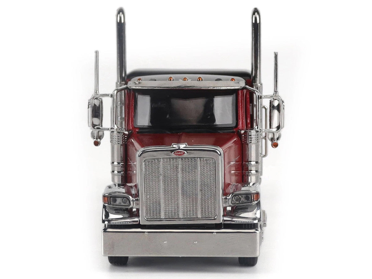 Peterbilt 589 Tandem-Axle Legendary Package Truck Tractor with 58" Sleeper Legendary Red "Transport Series" 1/64 Diecast Model by Diecast Masters Diecast Masters