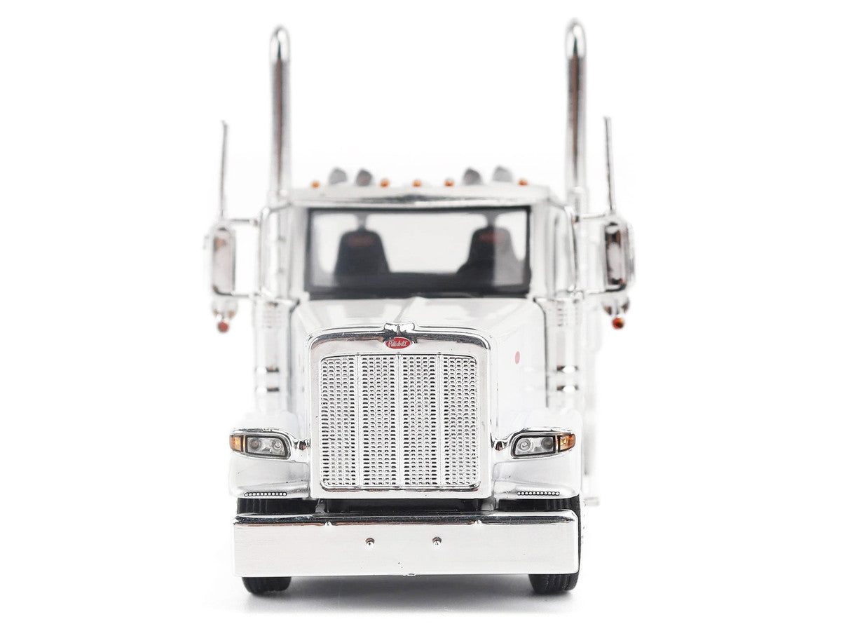 Peterbilt 589 Tandem-Axle Legendary Package Truck Tractor with 58" Sleeper White "Transport Series" 1/64 Diecast Model by Diecast Masters Diecast Masters