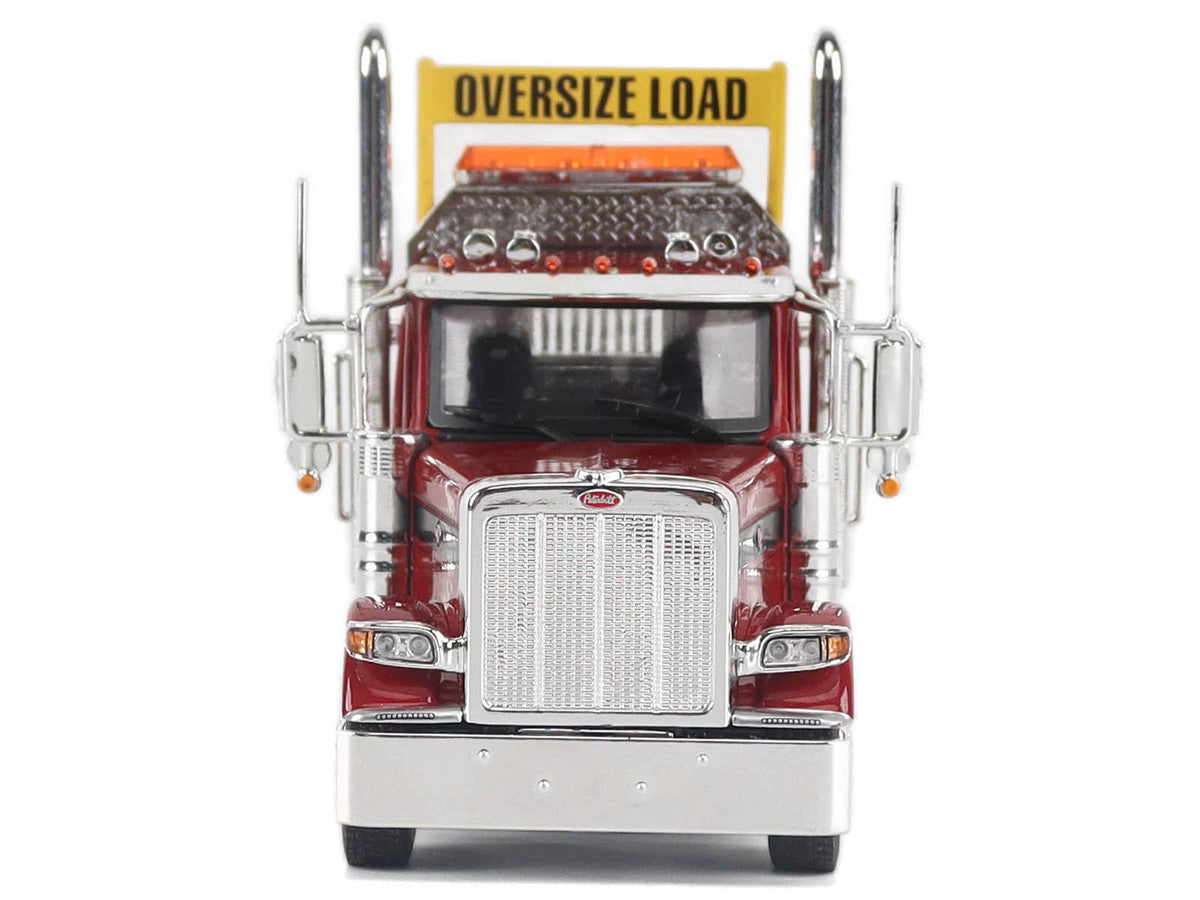Peterbilt 589 Truck Tractor with Day Cab Legendary Red "Transport Series" 1/50 Diecast Model by Diecast Masters Diecast Masters