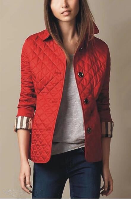 Fashionable Elegant Lapel Cotton-padded Jacket LadyShow.Store