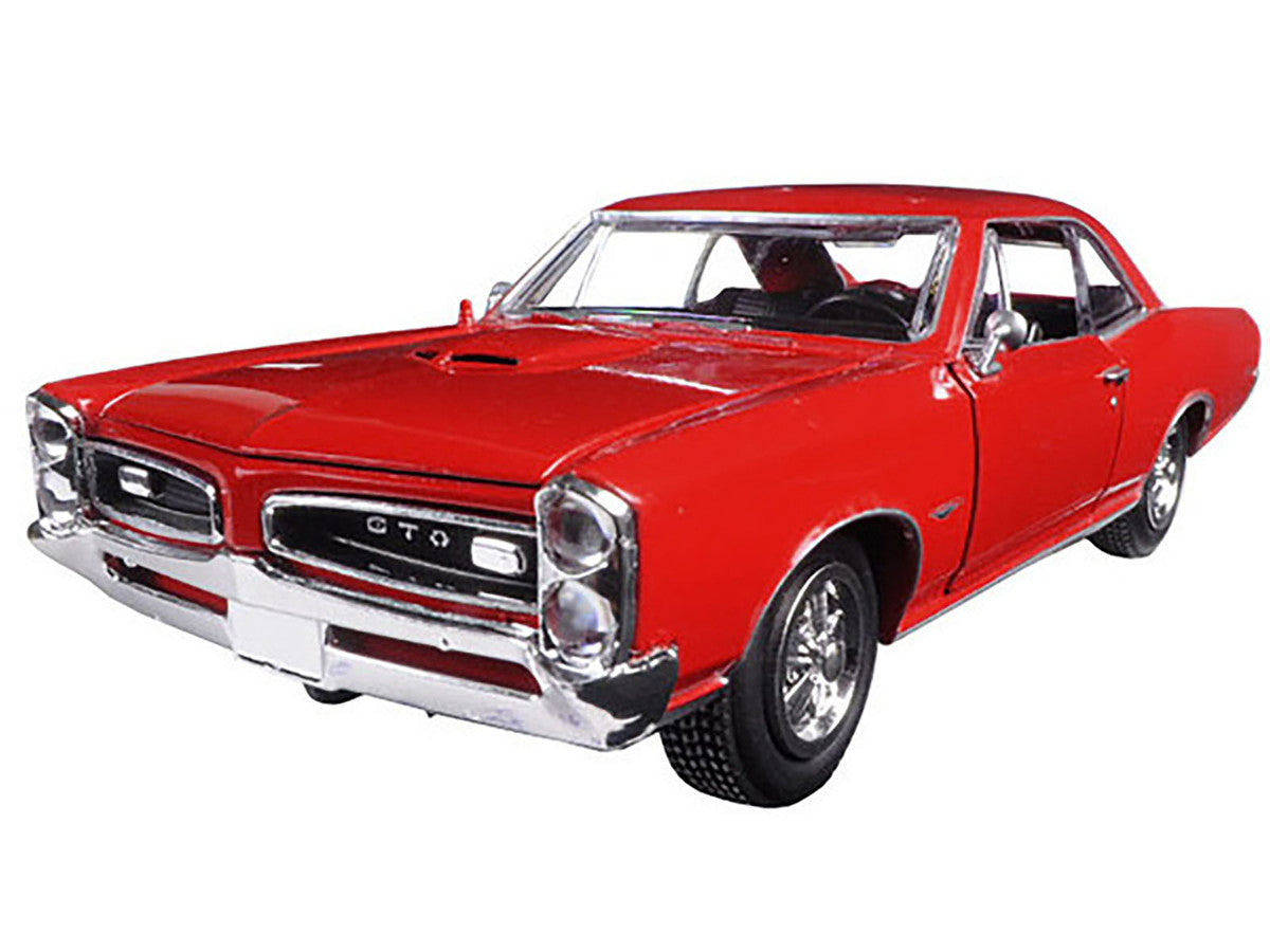 1966 Pontiac GTO Red "Muscle Car Collection" 1/25 Diecast Model Car by New Ray New Ray