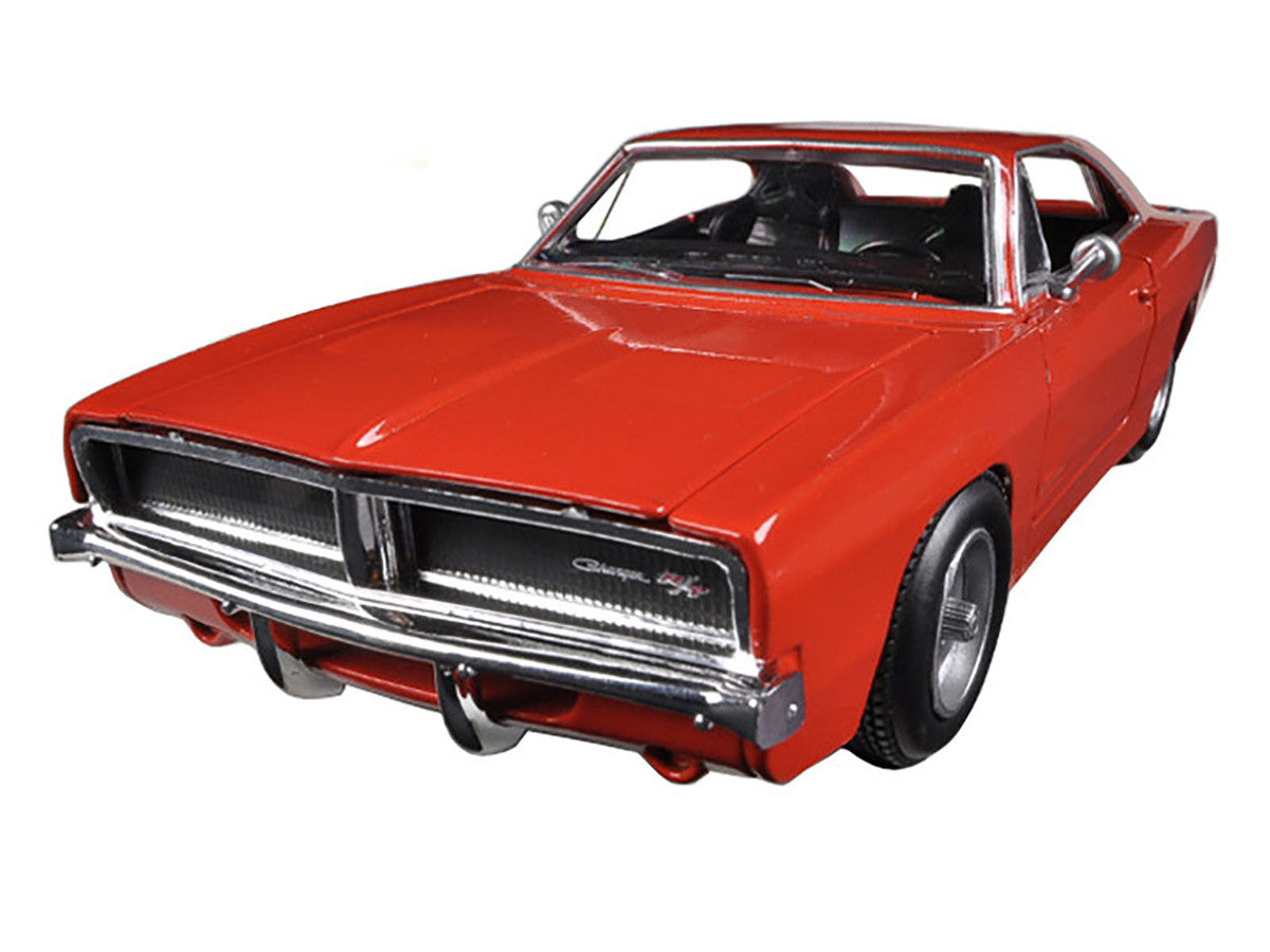 1969 Dodge Charger R/T Orange "Muscle Car Collection" 1/25 Diecast Model Car by New Ray New Ray