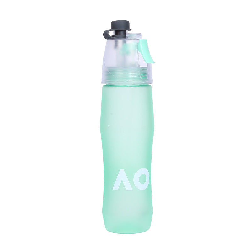 Plastic Spray Sports Water Bottle for Students LadyShow.Store