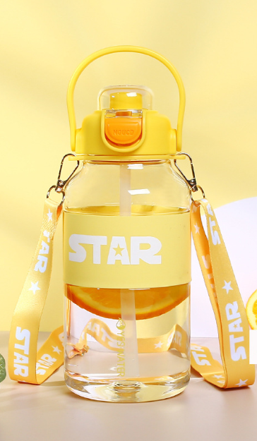 Large Capacity 1200ml Portable Outdoor Water Bottle LadyShow.Store