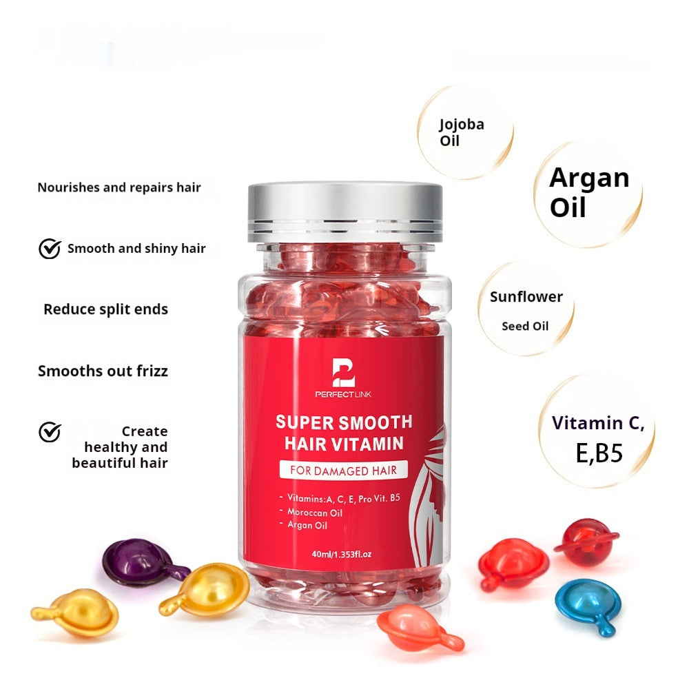 Vitamin Nuts Oil Care Improve Frizzy Hair Moisturizing Soft And Tough Hair Care LadyShow.Store