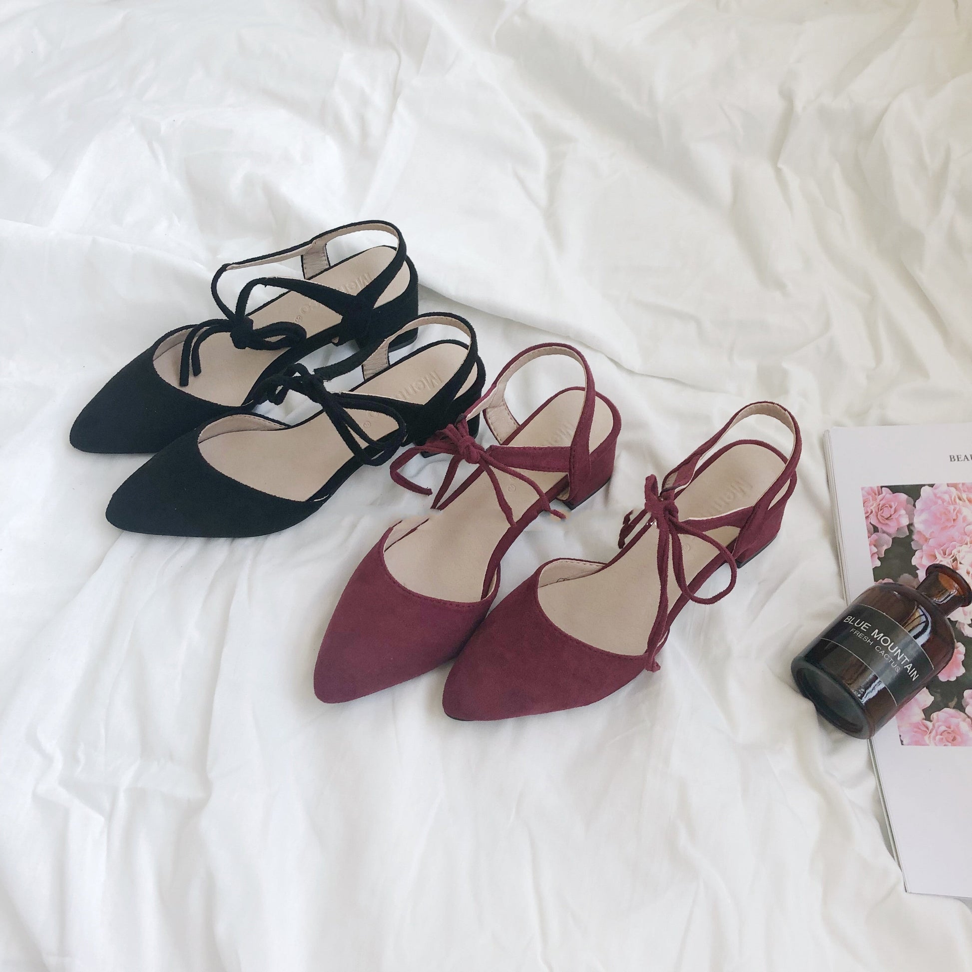Fashionable Women's Chunky Heel Sandals with Lace-up Design Best YouTube Store