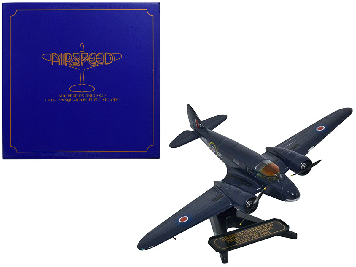 Airspeed AS.10 Oxford Aircraft "PH185 778 Squadron Fleet Air Arm" Royal Air Force "Oxford Aviation" Series 1/72 Diecast Model Airplane by Oxford Diecast Oxford Diecast