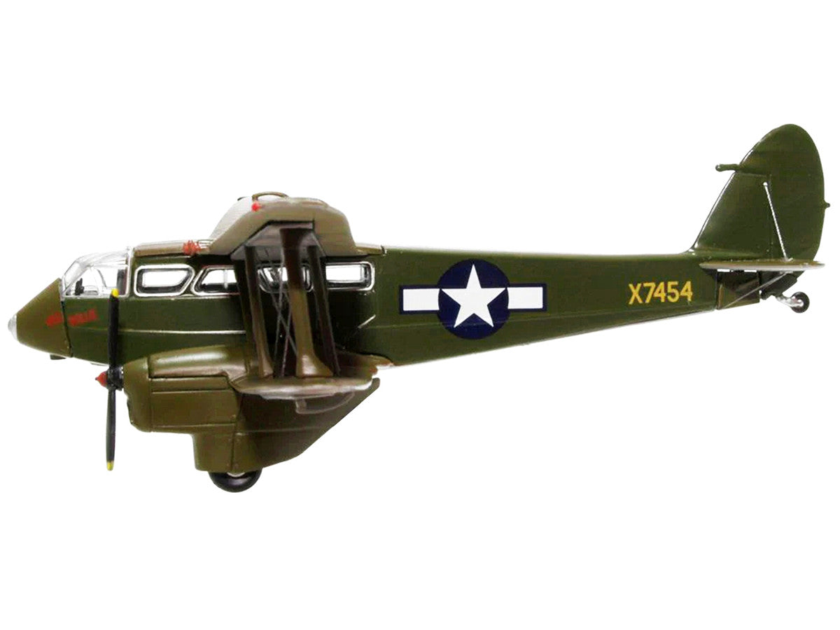 De Havilland D.H.89 Dominie Dragon Rapide Aircraft "Wee Wullie" "27th Air Force Group 8th AF USAAF" 1/72 Diecast Model Airplane by Oxford Diecast Oxford Diecast
