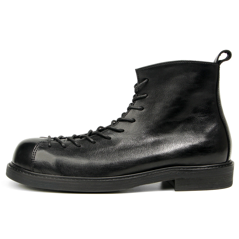 Men's Martin Boots Amekaji Work Genuine Leather Vintage Style Best YouTube Store