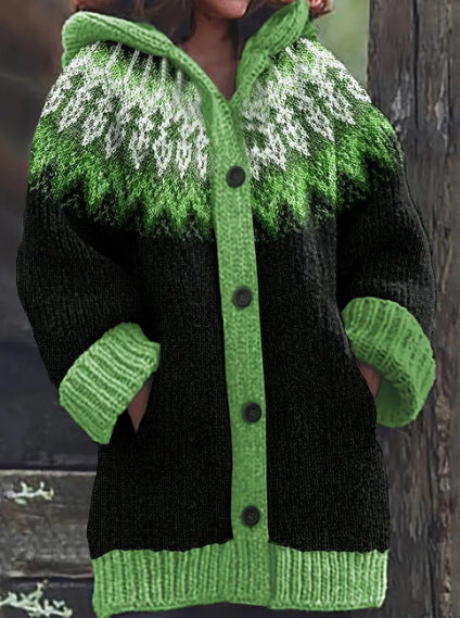 New Animal 3D Printed Casual Hooded Cloak Jacket Accent Plus