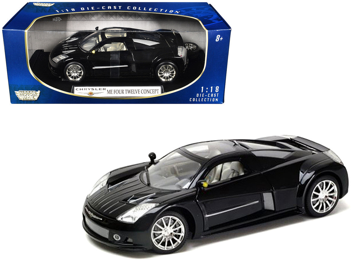 Chrysler Me Four Twelve Black 1/18 Diecast Model Car by Motormax Motormax