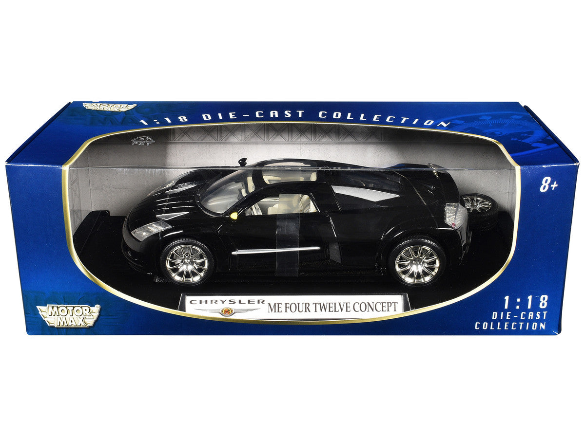 Chrysler Me Four Twelve Black 1/18 Diecast Model Car by Motormax Motormax