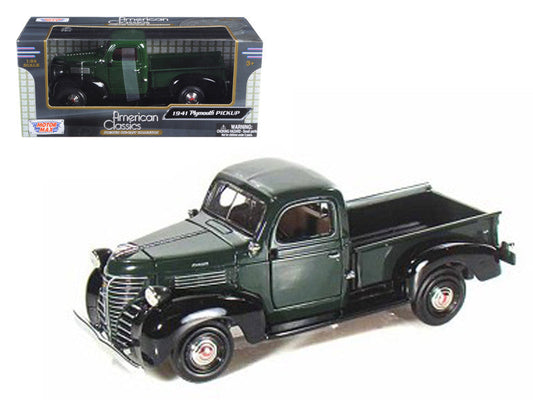 1941 Plymouth Pickup Green 1/24 Diecast Model Car by Motormax Motormax