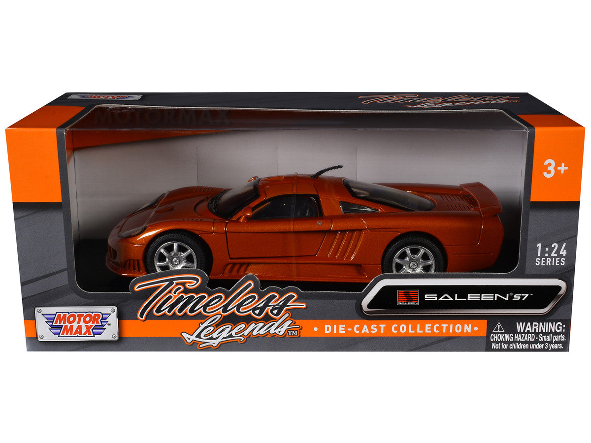 Saleen S7 Copper 1/24 Diecast Model Car by Motormax Motormax