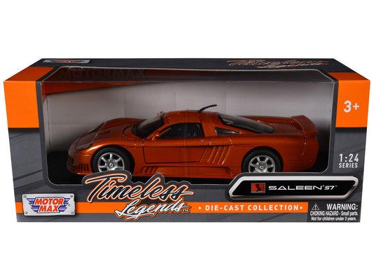 Saleen S7 Copper 1/24 Diecast Model Car by Motormax Motormax