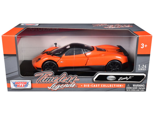 Pagani Zonda F Orange 1/24 Diecast Car Model by Motormax-0