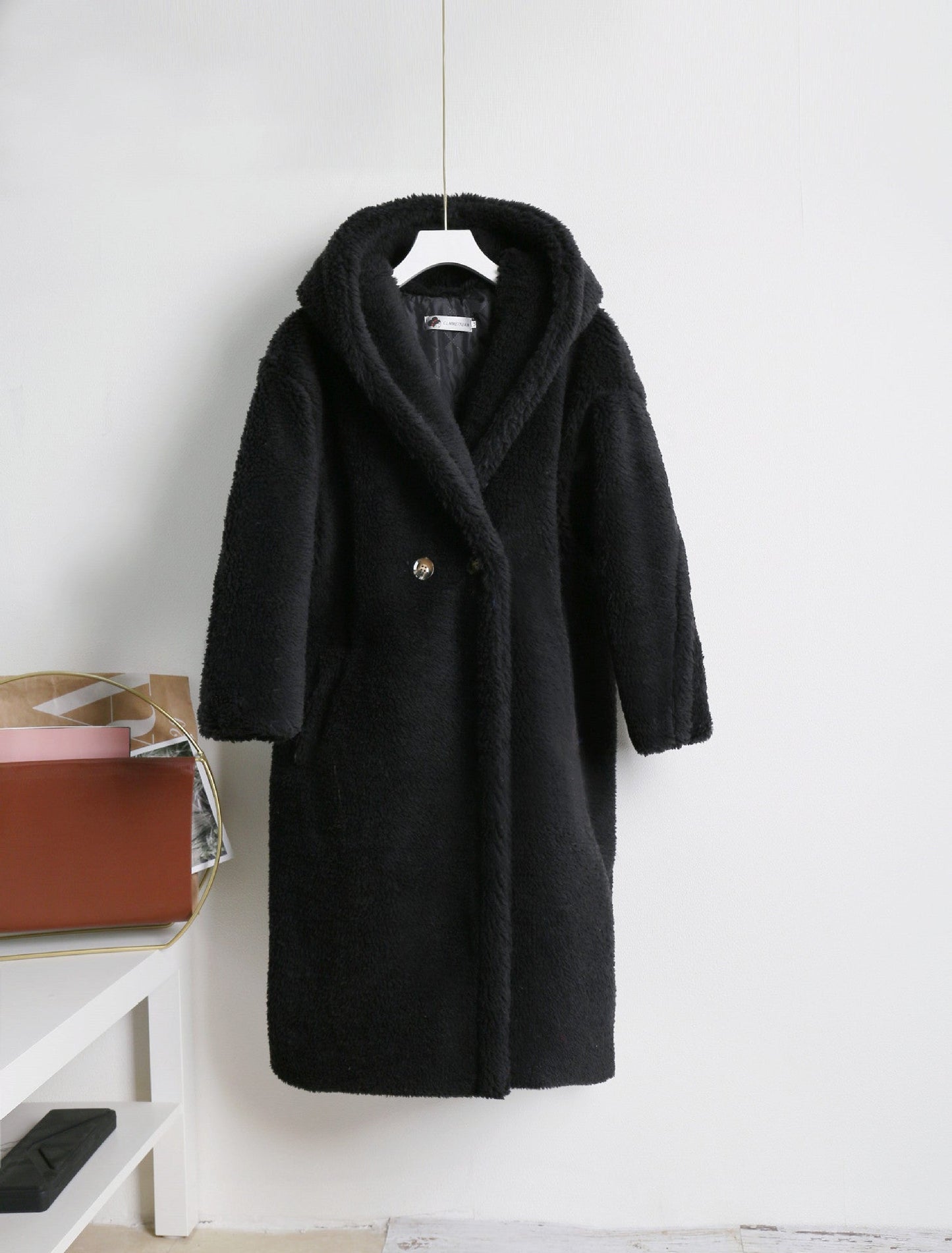 Teddy bear cashmere coat women LadyShow.Store