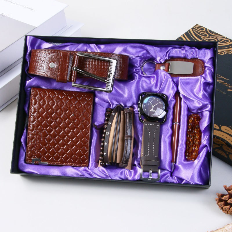 Cross-Border Men's Gift Business Gift Suit Belt Wallet For Boyfriend Valentine's Day Christmas Gift CJD