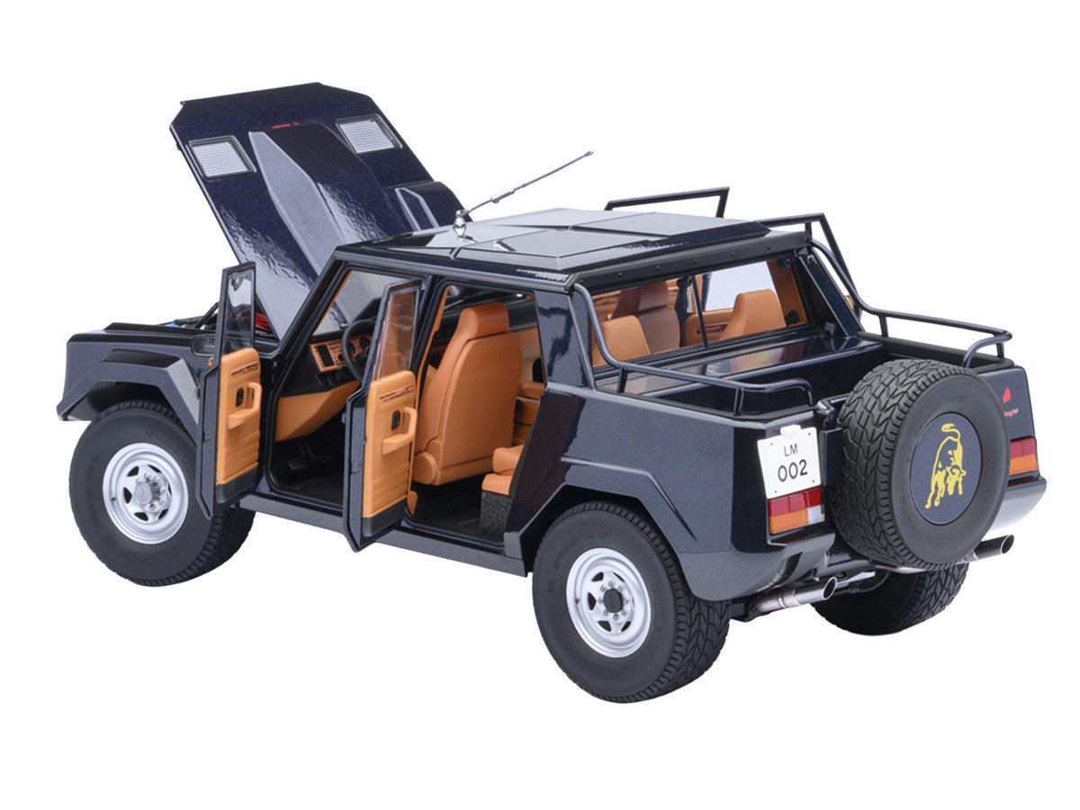 Lamborghini LM002 Blu Acapulco Blue Metallic 1/18 Model Car by Autoart Autoart
