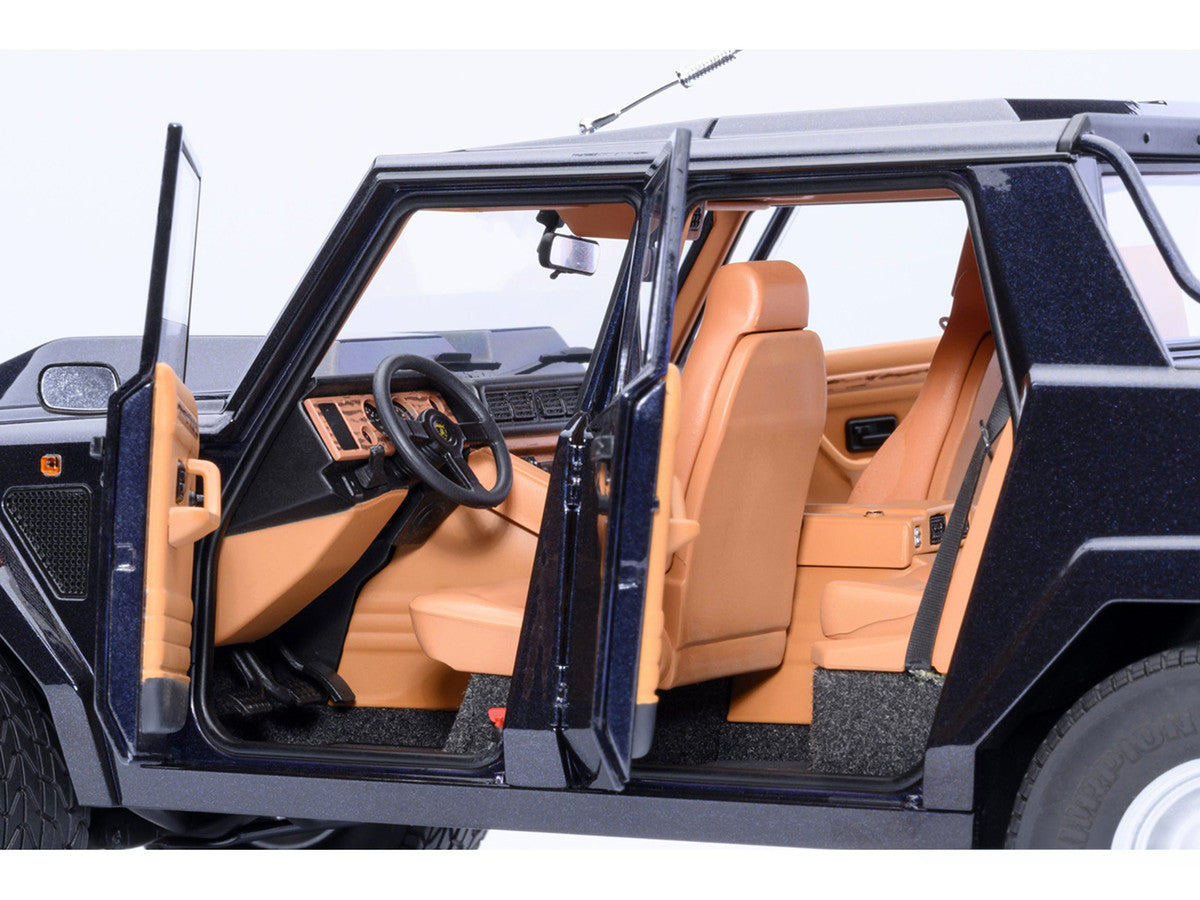 Lamborghini LM002 Blu Acapulco Blue Metallic 1/18 Model Car by Autoart Autoart