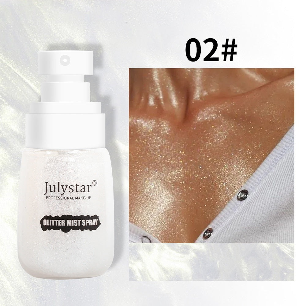Makeup Facial Repair Brightening Face Lift Cream Durable Waterproof And Sweatproof Body Natural Highlight Spray CJD