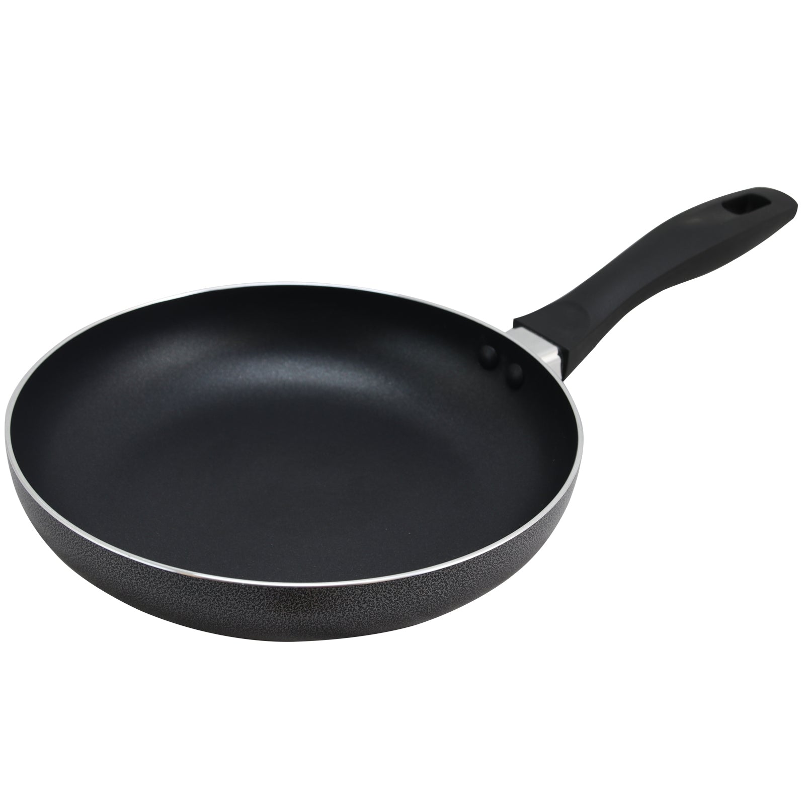 Oster Clairborne 9.5 Inch Aluminum Hammer Tone Frying Pan in Charcoal Grey W2B