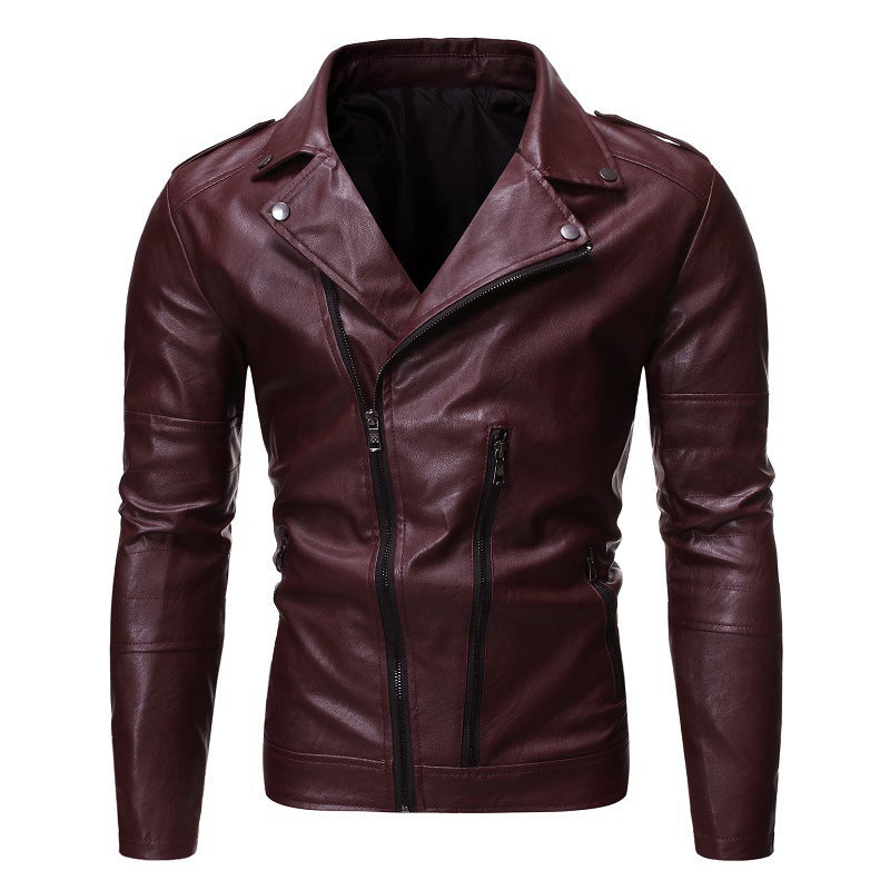 Motorcycle leather jacket LadyShow.Store