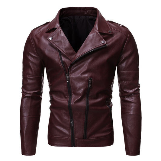 Motorcycle leather jacket LadyShow.Store
