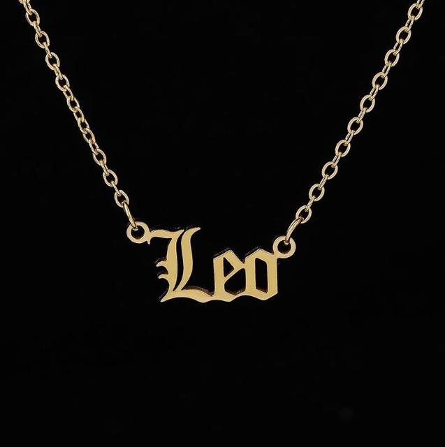 Hip Hop Rapper Letter Pendant Necklace