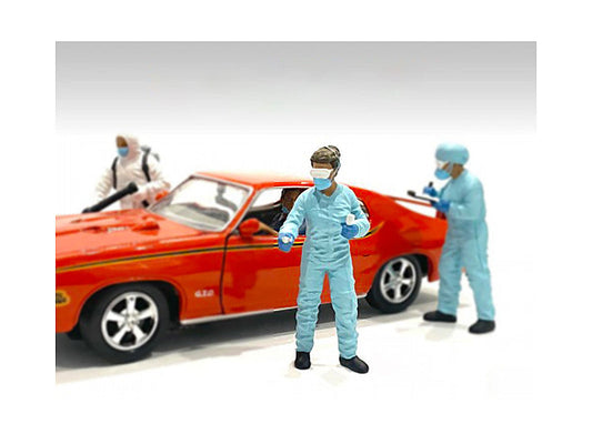 Hazmat Crew Figurine II for 1/18 Scale Models by American Diorama American Diorama