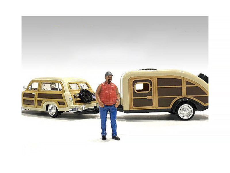 "Campers" Figure 1 for 1/18 Scale Models by American Diorama American Diorama