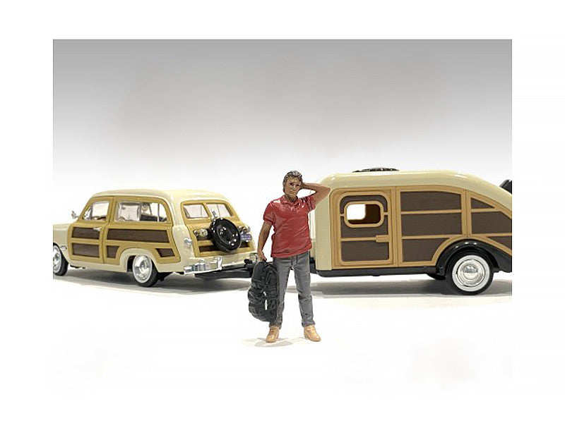 "Campers" Figure 4 for 1/18 Scale Models by American Diorama American Diorama