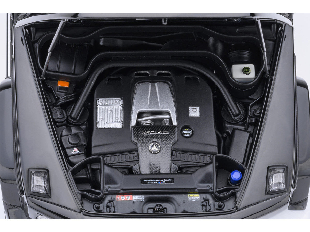 2019 Mercedes-Benz AMG G63 Black with Red Interior 1/18 Model Car by Autoart-3
